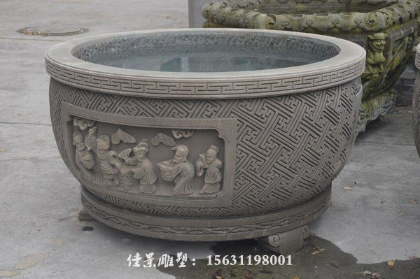 石雕石桌石凳人物石雕动物雪浪石园林景观雕塑等(图1)